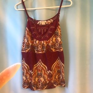 Lucky Brand size Medium beaded tank top!